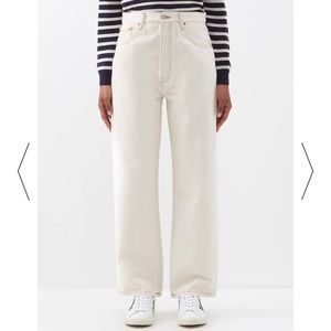 Re/done white low slung jeans! Size 23